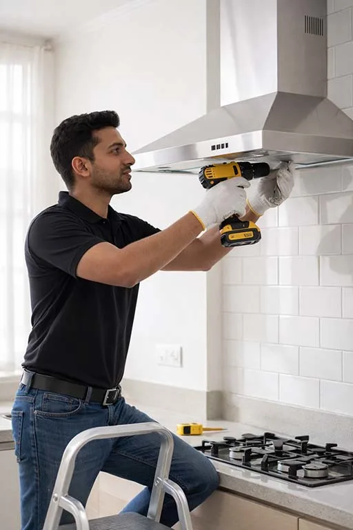 Kitchen chimney installation service in Delhi NCR